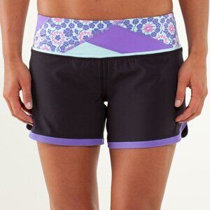 Lululemon Groovy Run Short Black- Athletic Running Shorts- Size 6